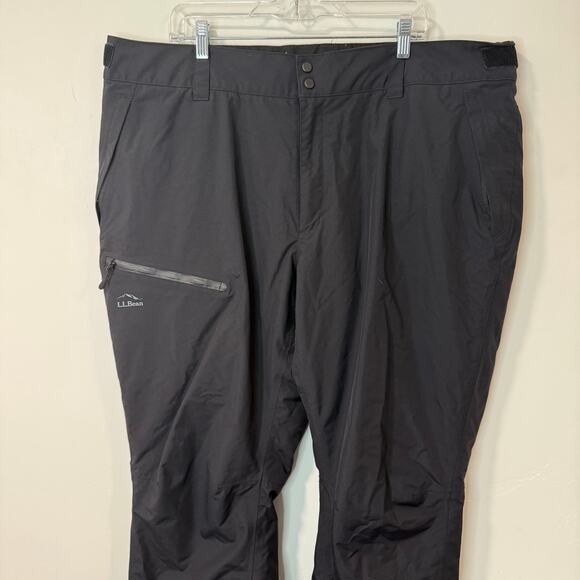L.L. Bean Women's Wildcat Waterproof Insulated Snow Pants Black 2X Plus - Picture 9 of 11